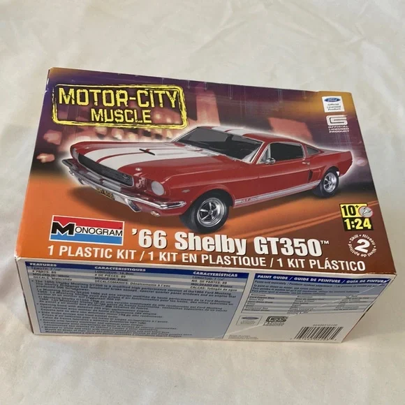 Revell | Other | Revell 66 Shelby Gt35 Model Car Kit 24 Scale Ford Mustang  | Poshmark